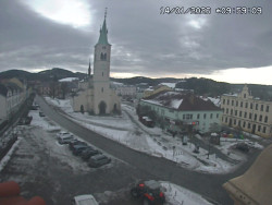 Náměstí, koste sv. Markéty