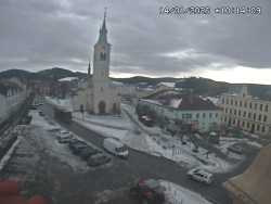 Náměstí, koste sv. Markéty