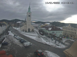 Náměstí, koste sv. Markéty