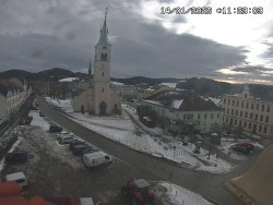 Náměstí, koste sv. Markéty