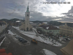 Náměstí, koste sv. Markéty