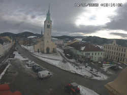 Náměstí, koste sv. Markéty