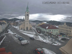 Náměstí, koste sv. Markéty