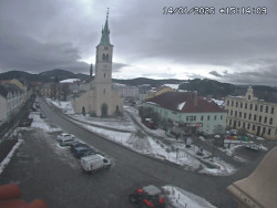 Náměstí, koste sv. Markéty