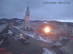 Náměstí, koste sv. Markéty