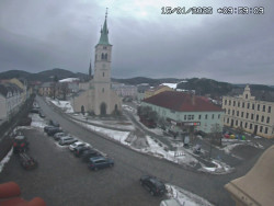 Náměstí, koste sv. Markéty