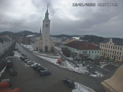 Náměstí, koste sv. Markéty