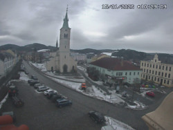 Náměstí, koste sv. Markéty