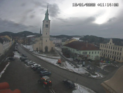 Náměstí, koste sv. Markéty