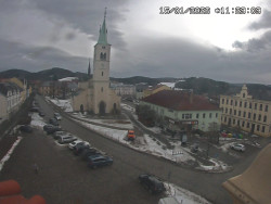 Náměstí, koste sv. Markéty