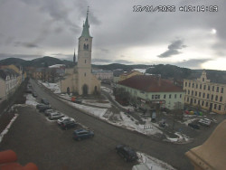 Náměstí, koste sv. Markéty