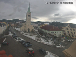 Náměstí, koste sv. Markéty