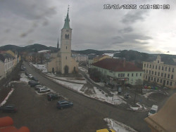 Náměstí, koste sv. Markéty