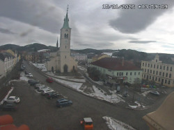 Náměstí, koste sv. Markéty