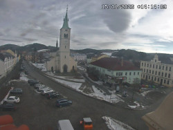 Náměstí, koste sv. Markéty