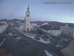 Náměstí, koste sv. Markéty