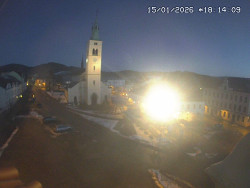 Náměstí, koste sv. Markéty