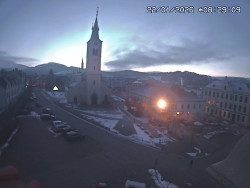 Náměstí, koste sv. Markéty