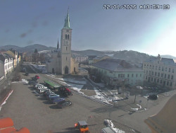 Náměstí, koste sv. Markéty