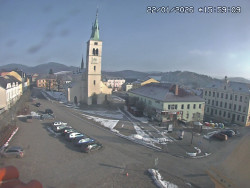 Náměstí, koste sv. Markéty