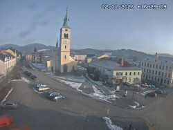 Náměstí, koste sv. Markéty