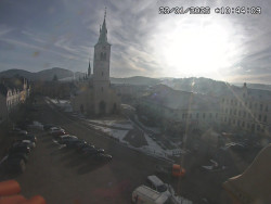 Náměstí, koste sv. Markéty