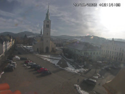 Náměstí, koste sv. Markéty