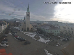 Náměstí, koste sv. Markéty