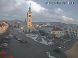 Náměstí, koste sv. Markéty