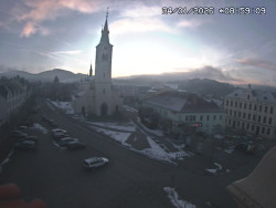 Náměstí, koste sv. Markéty