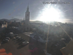 Náměstí, koste sv. Markéty