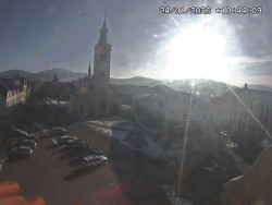 Náměstí, koste sv. Markéty