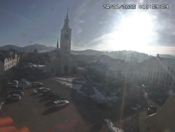 Náměstí, koste sv. Markéty