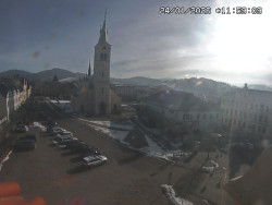 Náměstí, koste sv. Markéty