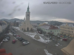 Náměstí, koste sv. Markéty