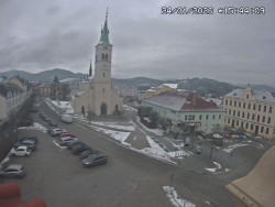 Náměstí, koste sv. Markéty