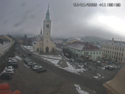 Náměstí, koste sv. Markéty