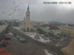 Náměstí, koste sv. Markéty