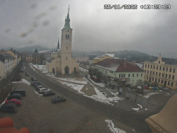 Náměstí, koste sv. Markéty