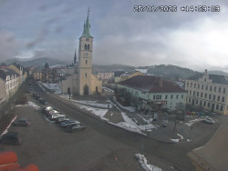 Náměstí, koste sv. Markéty