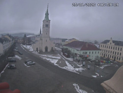 Náměstí, koste sv. Markéty