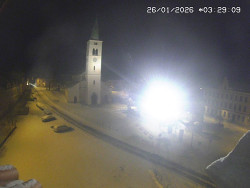 Náměstí, koste sv. Markéty