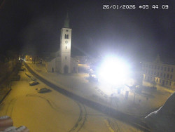 Náměstí, koste sv. Markéty