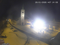 Náměstí, koste sv. Markéty