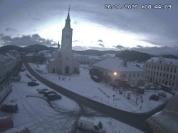 Náměstí, koste sv. Markéty