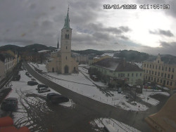 Náměstí, koste sv. Markéty