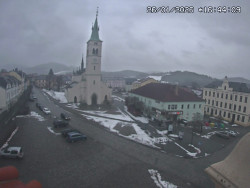 Náměstí, koste sv. Markéty