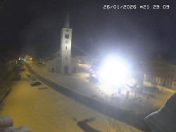 Náměstí, koste sv. Markéty