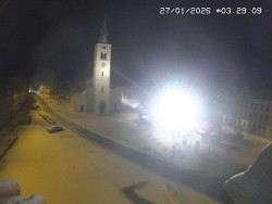 Náměstí, koste sv. Markéty