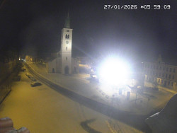 Náměstí, koste sv. Markéty